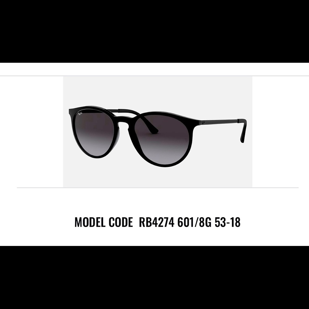 Ray-Ban Erika Sunglasses RB4274 with case
